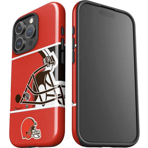 NFL Cleveland Browns Zone Block iPhone 16 Pro Impact Case